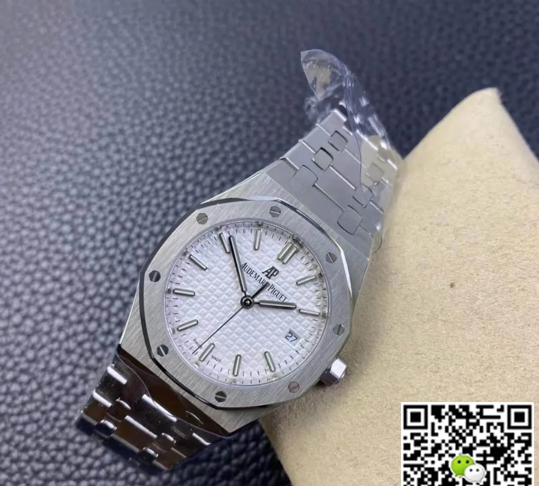 Audemars Piguet Royal Oak 77350ST.OO.1261ST.01 8F Factory 1:1 Best Edition Replica Watch White Dial